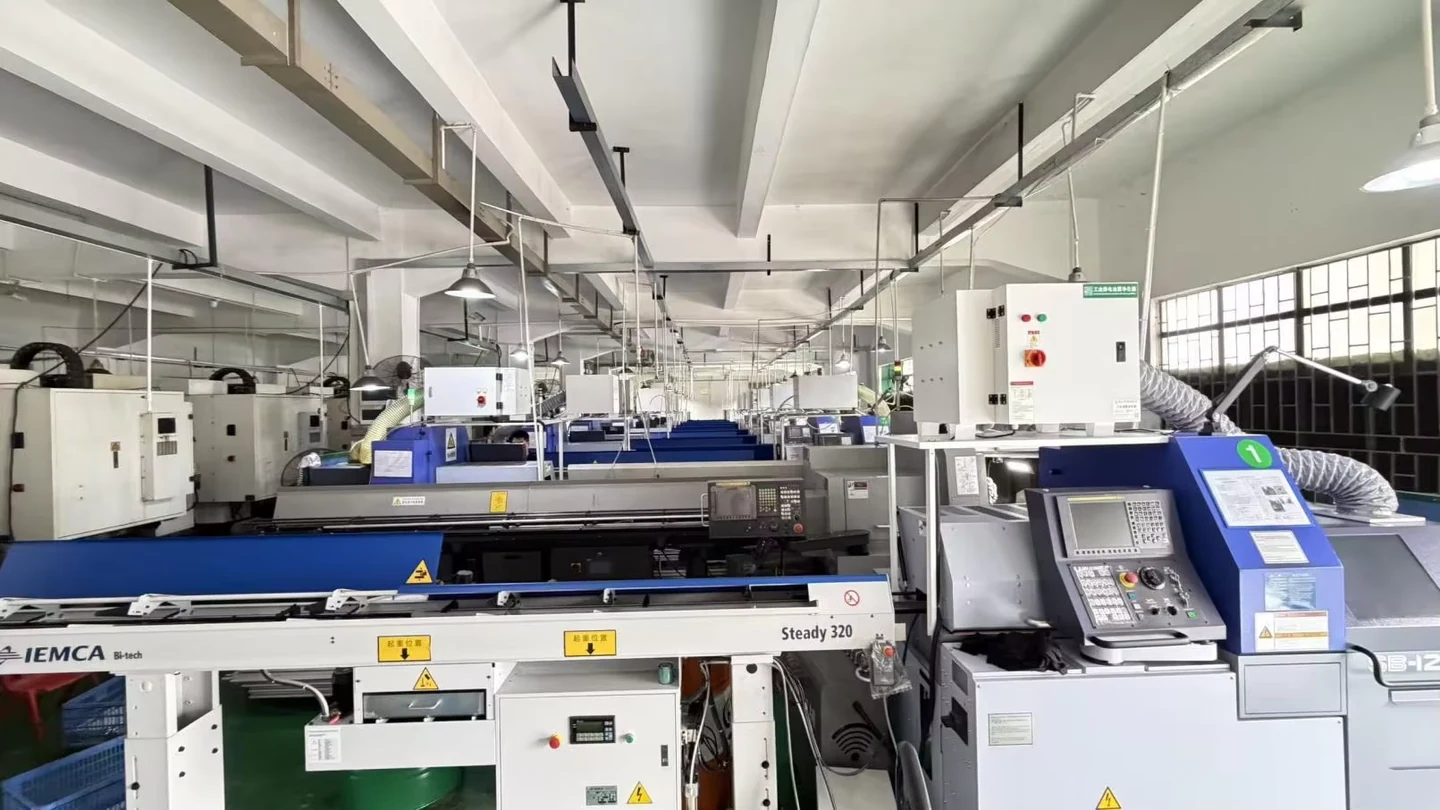 Chengshuo turning workshop with bar-feeding equipment, from the supplier assessment