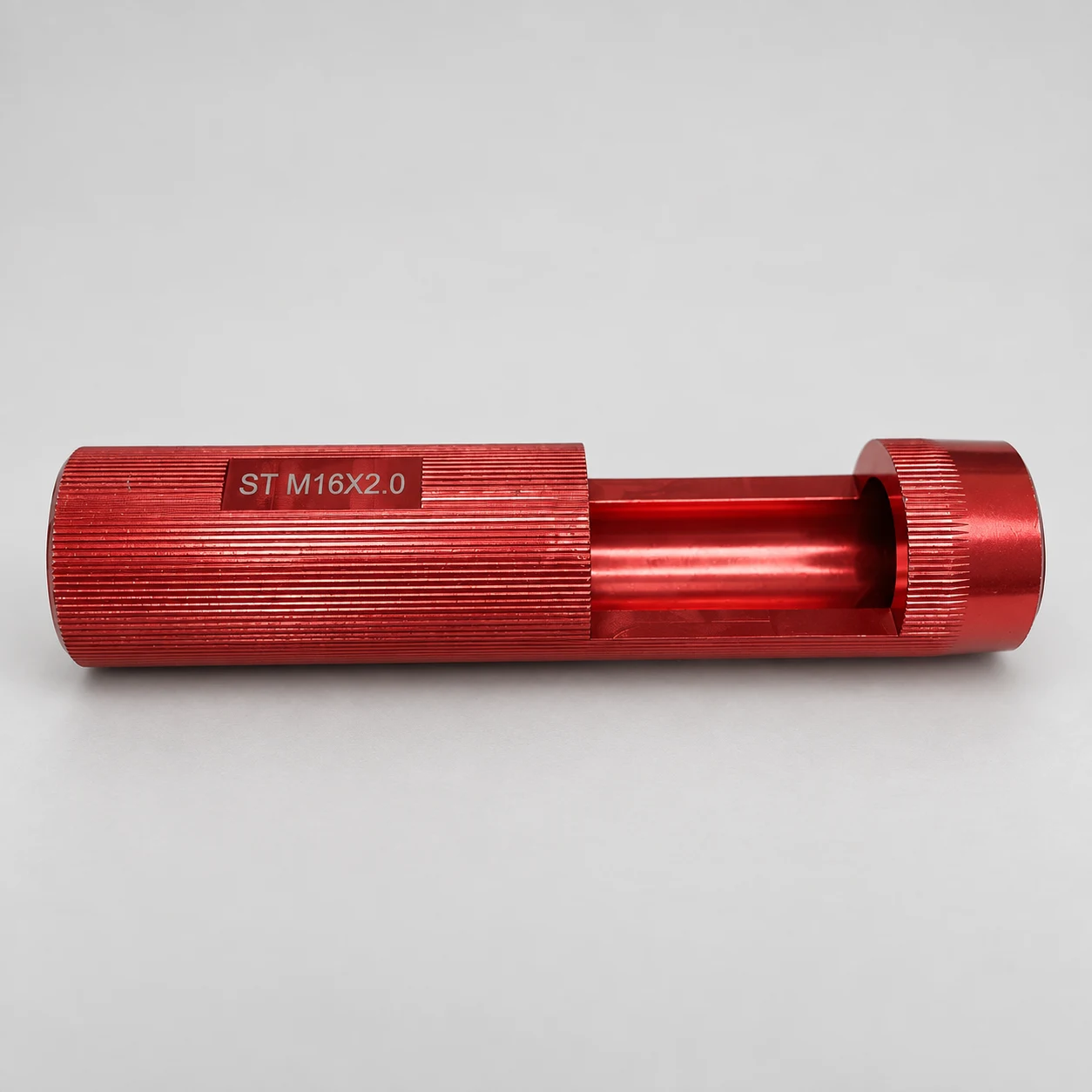 Flashlight shell — AI-assisted studio presentation based on the original Chengshuo photograph