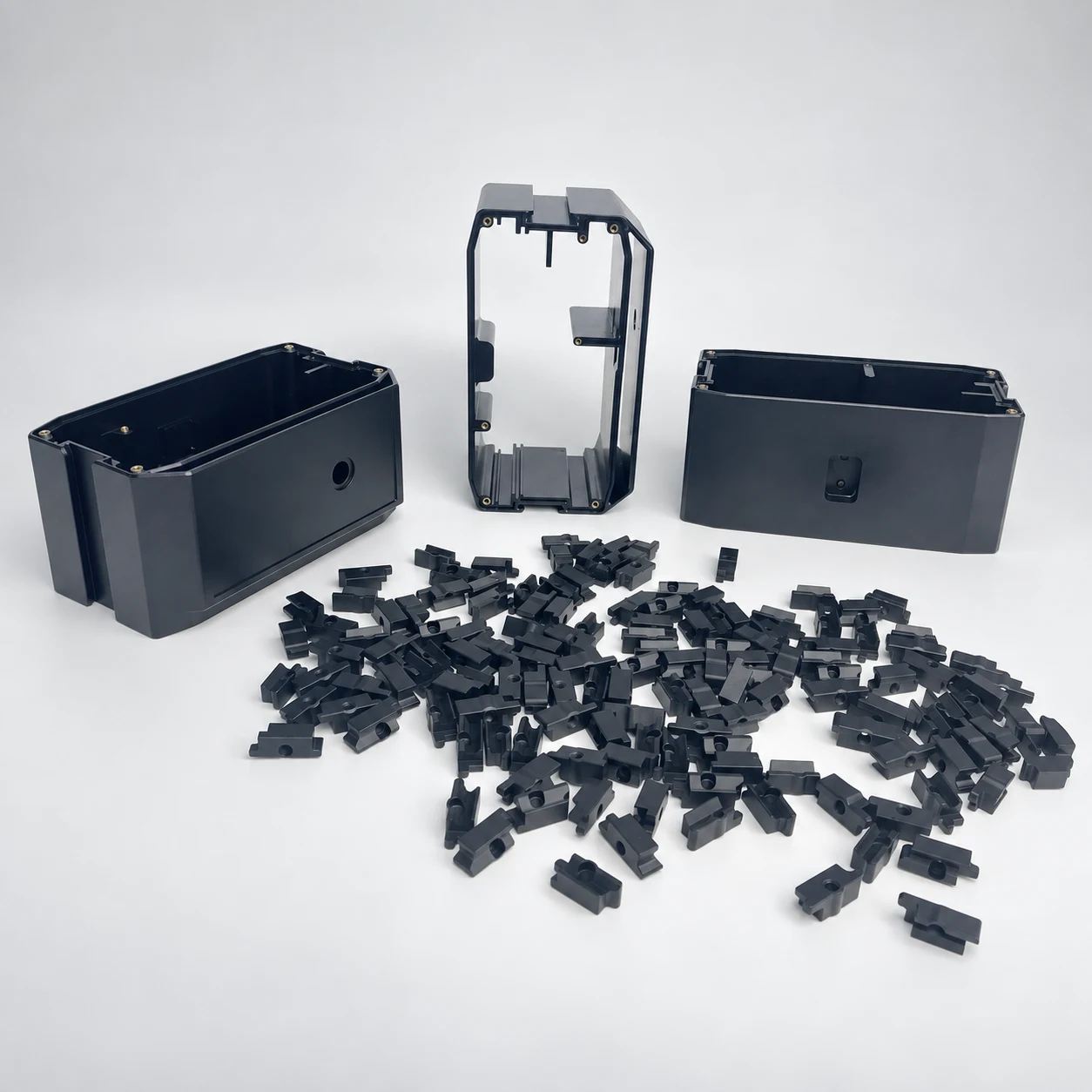 Aluminum positioning frame — AI-assisted studio presentation based on the original Chengshuo photograph