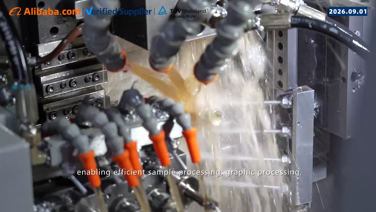 Machining close-up in Chengshuo's supplier factory-tour film