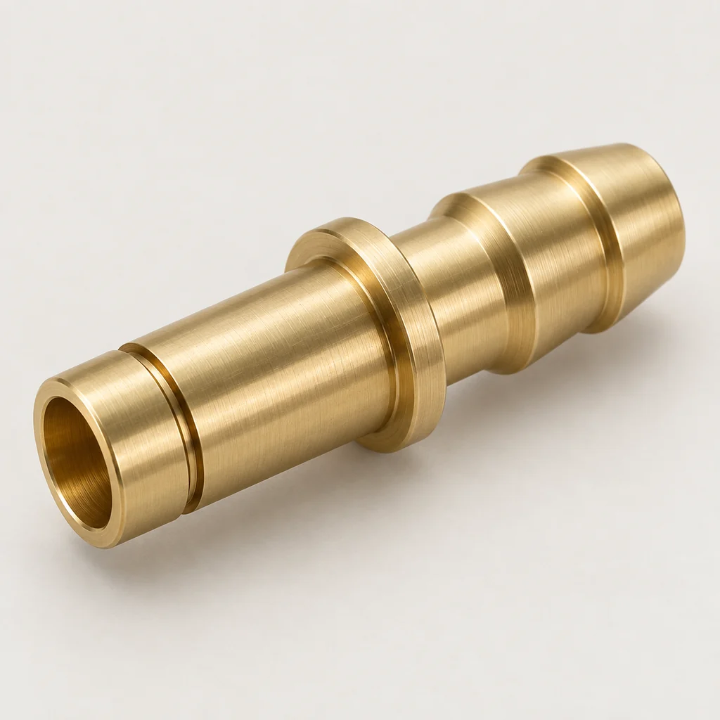 Retained hose-tail stem — AI-generated engineering concept