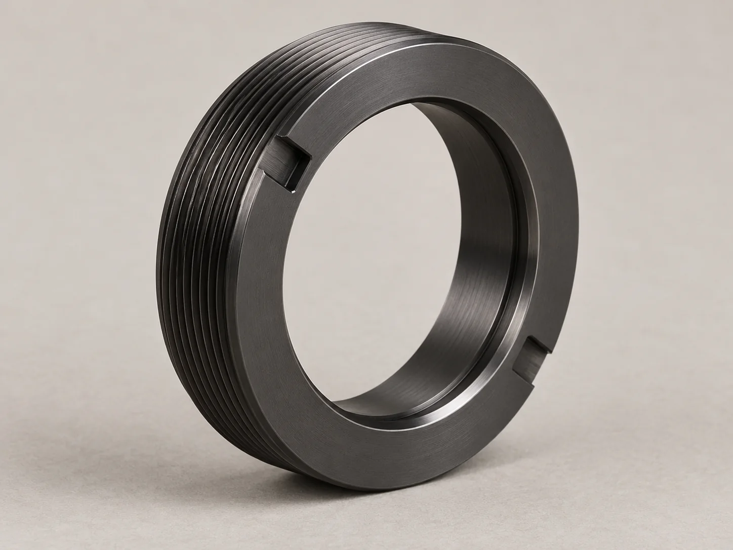 Optical lens retaining ring — AI-generated engineering concept