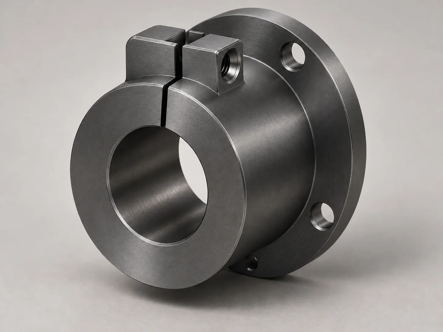Split clamping hub — AI-generated engineering concept